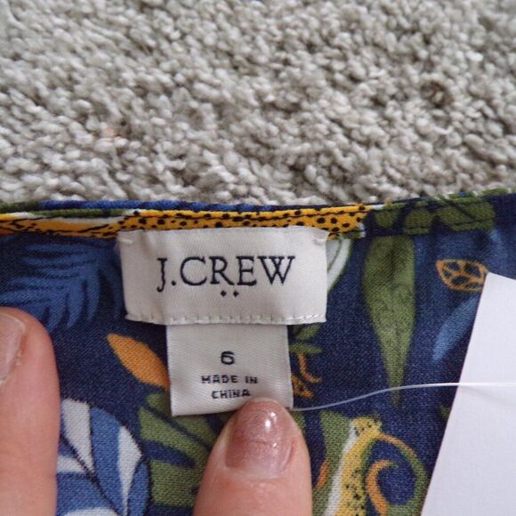 NWT J crew animal print wrap dress 6 - Picture 7 of 9
